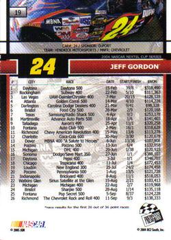 2005 Press Pass #19 Jeff Gordon Back