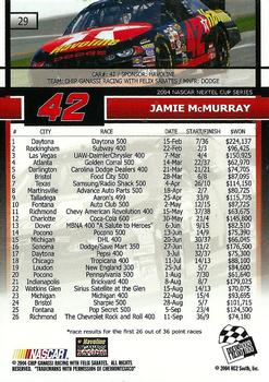 2005 Press Pass #29 Jamie McMurray Back