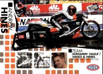 2005 Press Pass NHRA #44 Andrew Hines Front