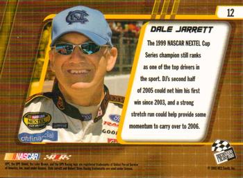 2005 Press Pass Optima #12 Dale Jarrett Back