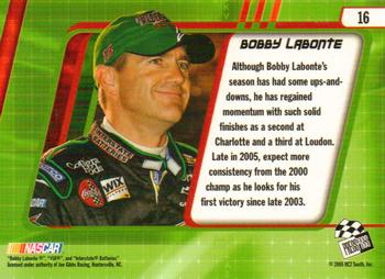 2005 Press Pass Optima #16 Bobby Labonte Back