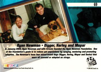 2005 Press Pass Optima #69 Ryan Newman Back