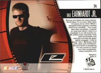 2005 Press Pass Optima #74 Dale Earnhardt Jr. Back