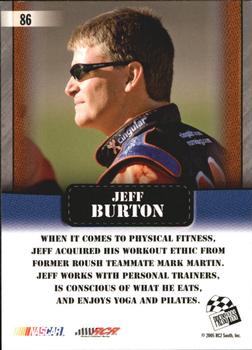 2005 Press Pass Optima #86 Jeff Burton Back