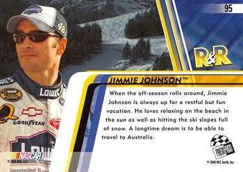 2005 Press Pass Optima #95 Jimmie Johnson Back
