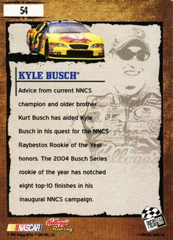 2005 Press Pass Optima #54 Kyle Busch Back