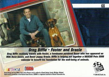 2005 Press Pass Optima #68 Greg Biffle Back