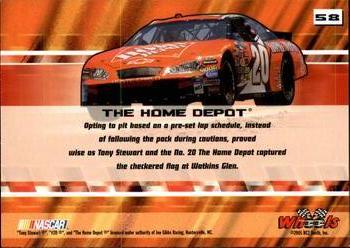 2005 Wheels High Gear #58 Tony Stewart's Car Back