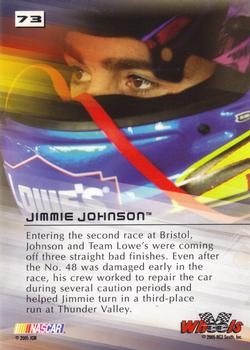 2005 Wheels High Gear #73 Jimmie Johnson Back