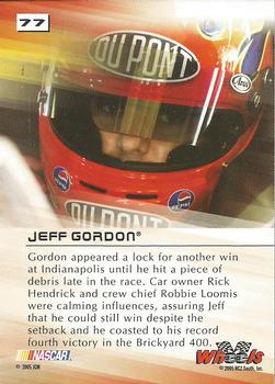 2005 Wheels High Gear #77 Jeff Gordon Back
