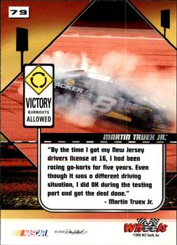 2005 Wheels High Gear #79 Martin Truex Jr. Back