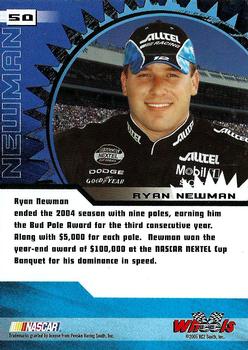 2005 Wheels High Gear #50 Ryan Newman Back