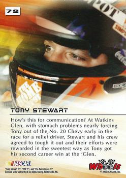 2005 Wheels High Gear #78 Tony Stewart Back