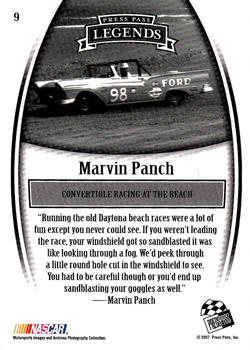 2007 Press Pass Legends #9 Marvin Panch Back