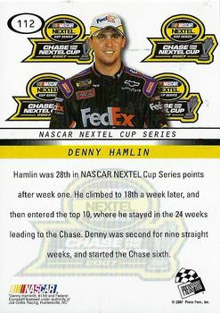 2008 Press Pass #112 Denny Hamlin Back