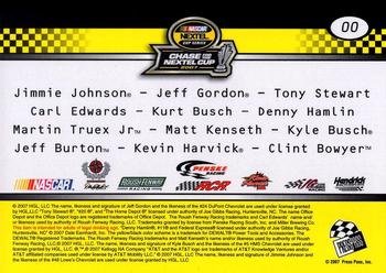 2008 Press Pass #00 Chase for the Nextel Cup Back