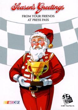 2008 Press Pass #NNO Santa Claus Back