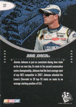 2008 Press Pass Eclipse #37 Jimmie Johnson Back