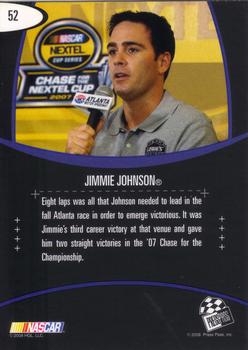 2008 Press Pass Eclipse #52 Jimmie Johnson Back