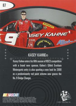 2008 Press Pass Eclipse #87 Kasey Kahne Back