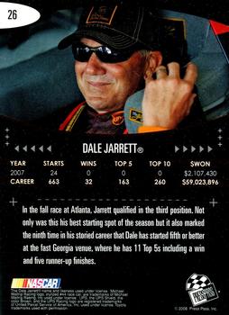 2008 Press Pass Eclipse #26 Dale Jarrett Back