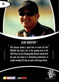 2008 Press Pass Eclipse #46 Clint Bowyer Back