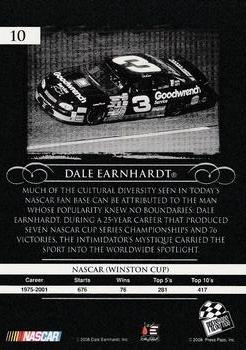 2008 Press Pass Legends #10 Dale Earnhardt Back