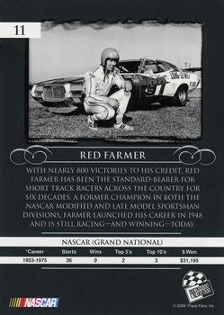 2008 Press Pass Legends #11 Red Farmer Back
