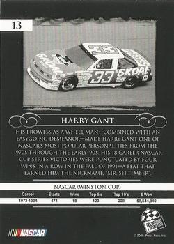 2008 Press Pass Legends #13 Harry Gant Back