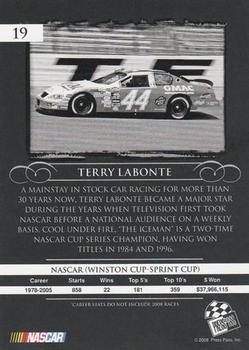2008 Press Pass Legends #19 Terry Labonte Back