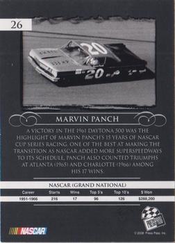 2008 Press Pass Legends #26 Marvin Panch Back