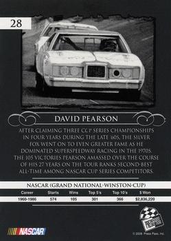 2008 Press Pass Legends #28 David Pearson Back