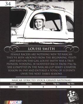 2008 Press Pass Legends #34 Louise Smith Back