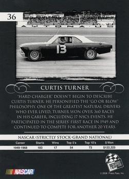2008 Press Pass Legends #36 Curtis Turner Back