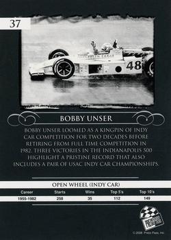 2008 Press Pass Legends #37 Bobby Unser Back