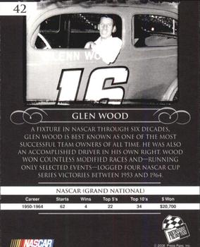 2008 Press Pass Legends #42 Glen Wood Back