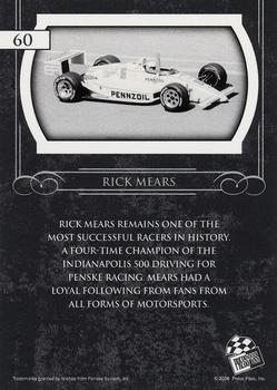 2008 Press Pass Legends #60 Rick Mears Back