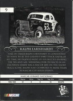 2008 Press Pass Legends #9 Ralph Earnhardt Back