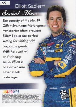 2008 Press Pass Speedway #65 Elliott Sadler Back