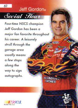2008 Press Pass Speedway #61 Jeff Gordon Back