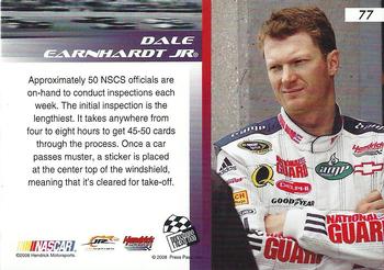 2008 Press Pass Speedway #77 Dale Earnhardt Jr.'s Car Back