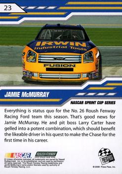 2008 Press Pass Stealth - Retail #23 Jamie McMurray Back