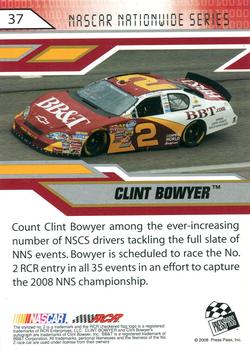 2008 Press Pass Stealth - Retail #37 Clint Bowyer Back