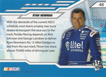 2008 Press Pass Stealth - Retail #48 Ryan Newman's Rig Back
