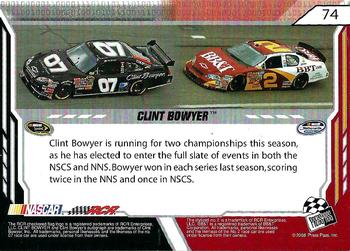 2008 Press Pass Stealth - Retail #74 Clint Bowyer Back