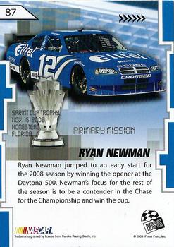 2008 Press Pass Stealth - Retail #87 Ryan Newman Back