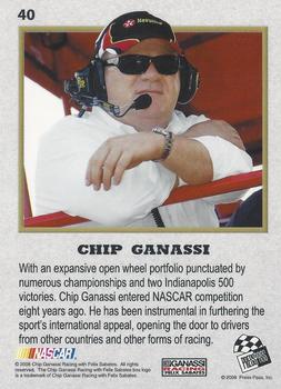 2008 Press Pass VIP #40 Chip Ganassi Back