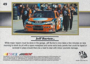 2008 Press Pass VIP #49 Jeff Burton's Car Back