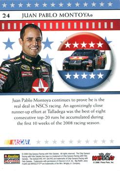 2008 Wheels American Thunder #24 Juan Pablo Montoya Back