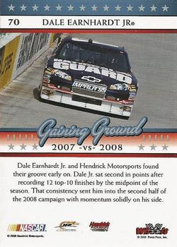 2008 Wheels American Thunder #70 Dale Earnhardt Jr. Back